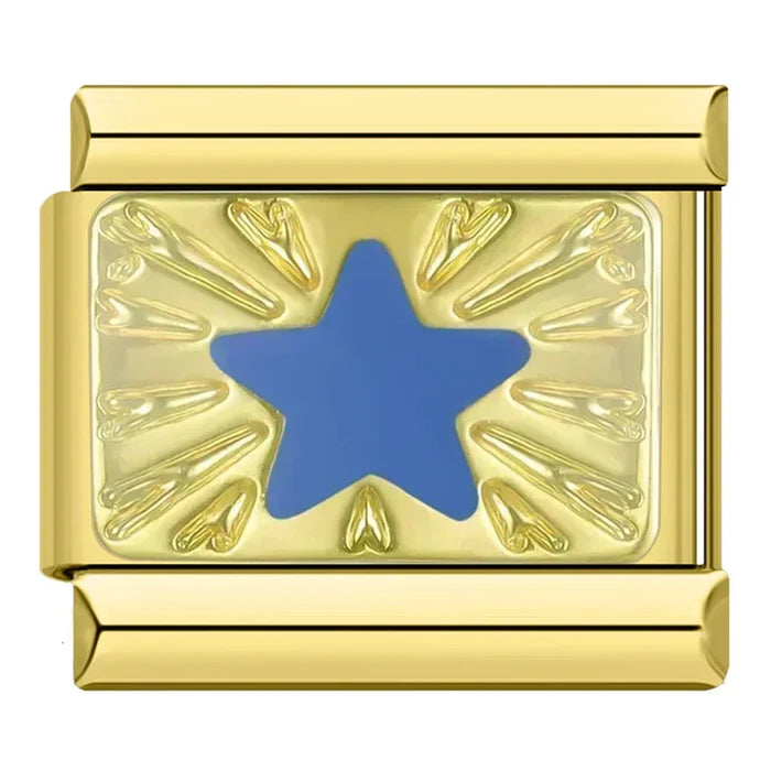 Charm dorado estrella