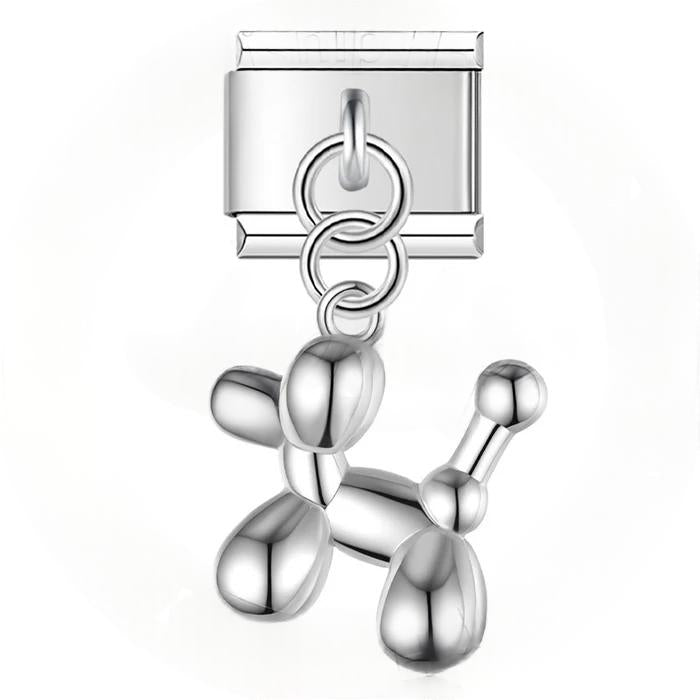 Charm colgante perrito globo