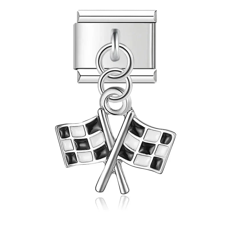 Charm colgante banderas