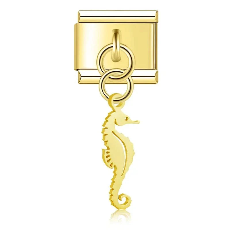 Charm colgante caballo de mar