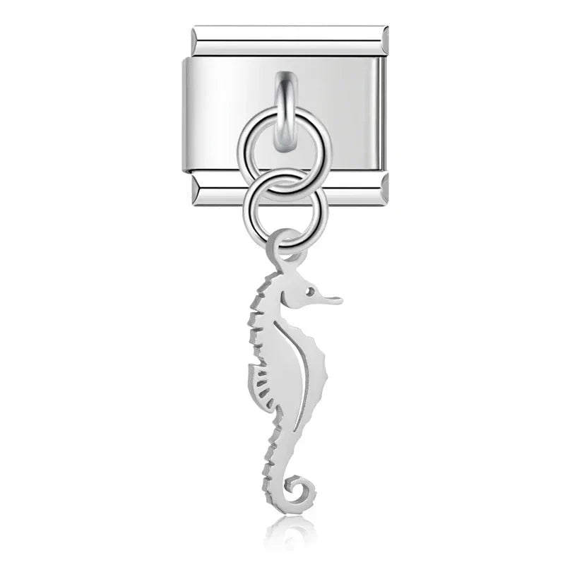 Charm colgante caballo de mar