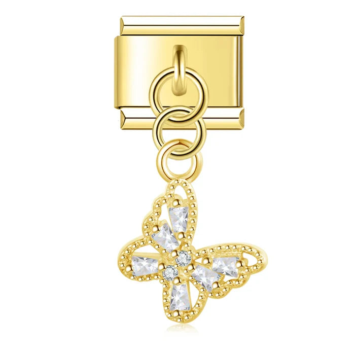 Charm colgante mariposa