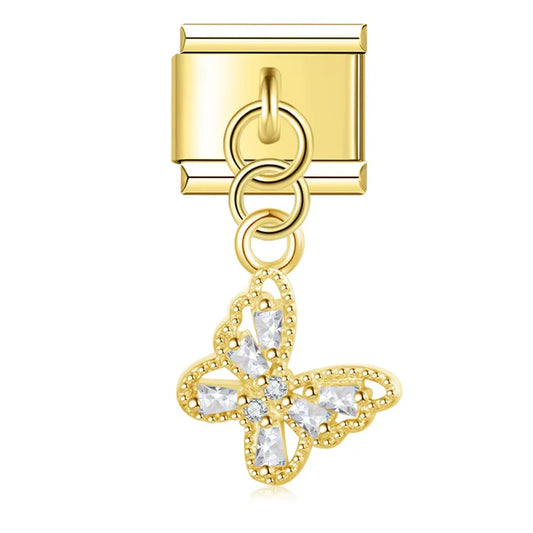 Charm colgante mariposa