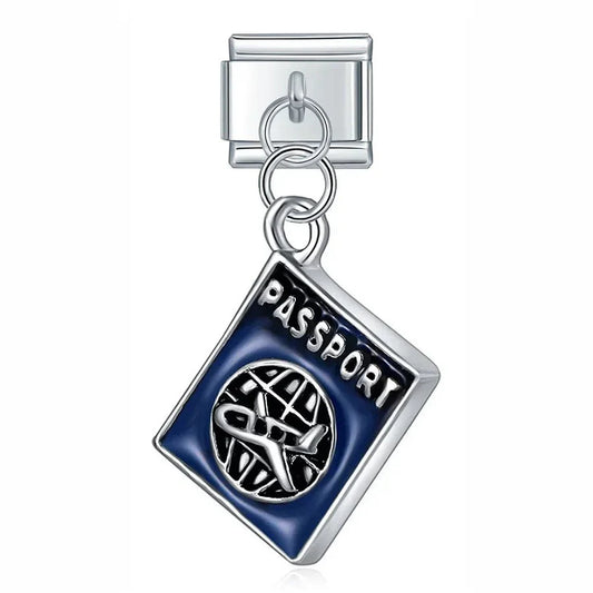 Charm colgante pasaporte