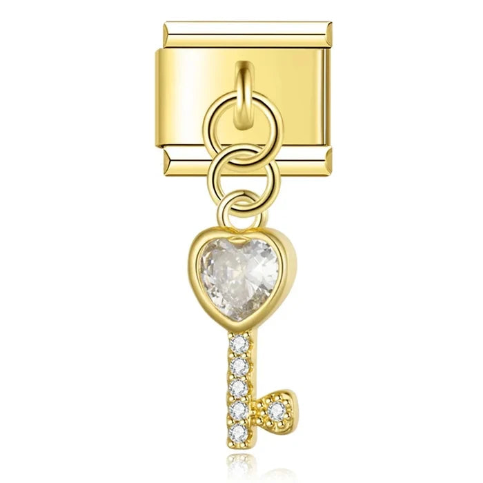 Charm colgante llave