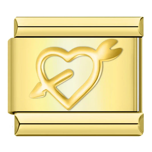 Charm corazón flechado